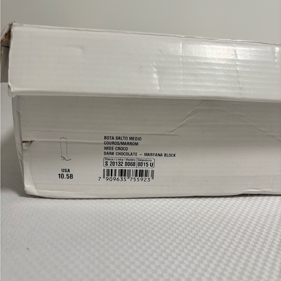 NEW SCHUTZ MARYANA BLOCK BOOT Women’s Size: 10.5B Dark Chocolate - Picture 11 of 11